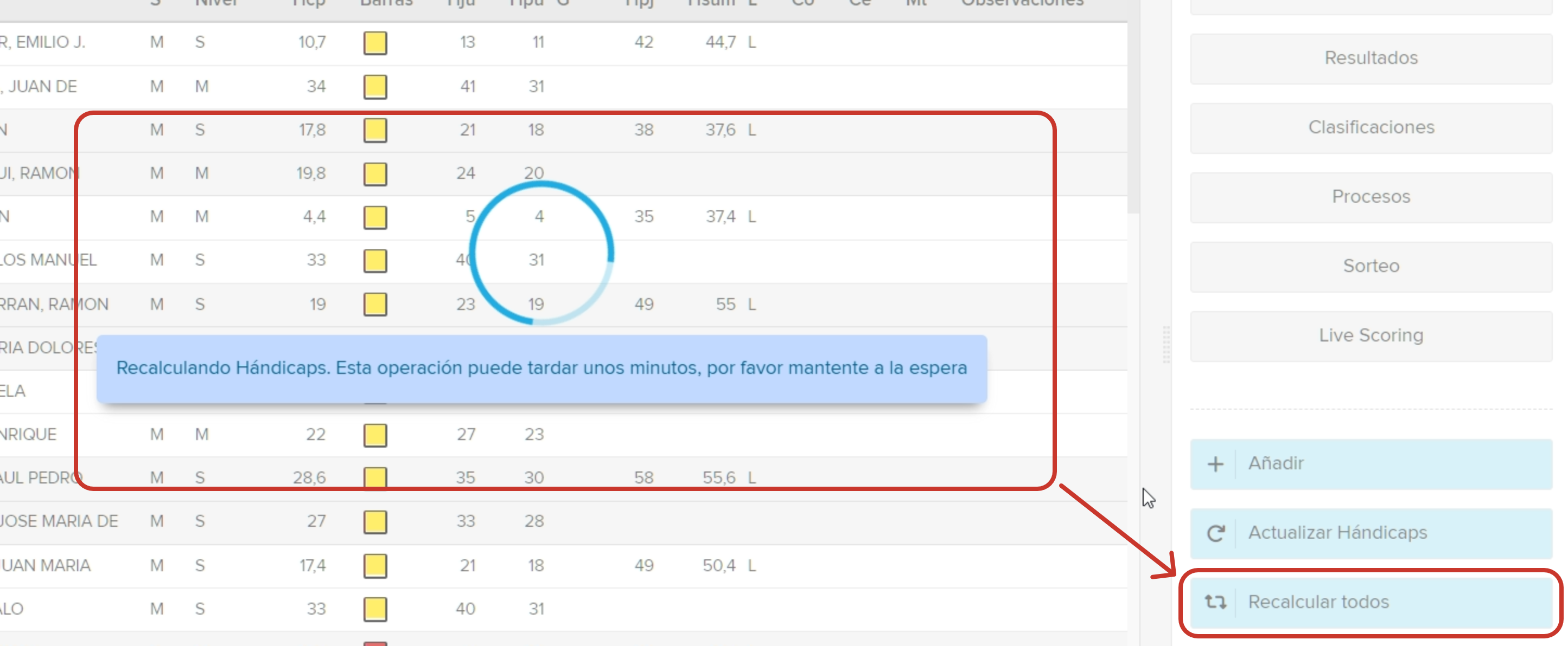 Screenshot of Handicap Recalculation in Progress.png