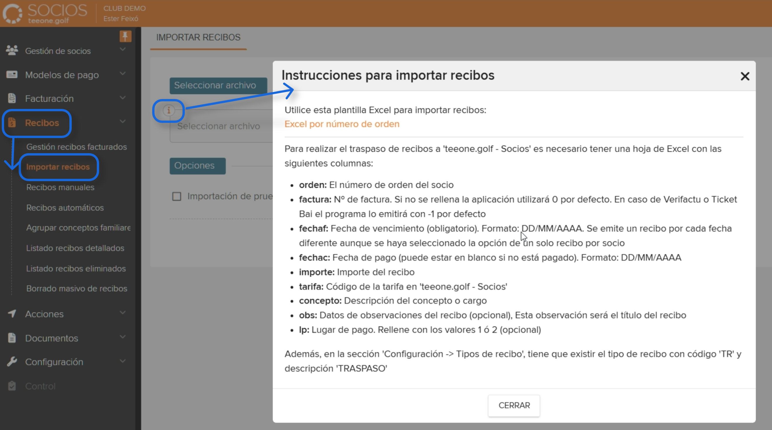 Instructions for Importing Receipts Modal in Spanish.png