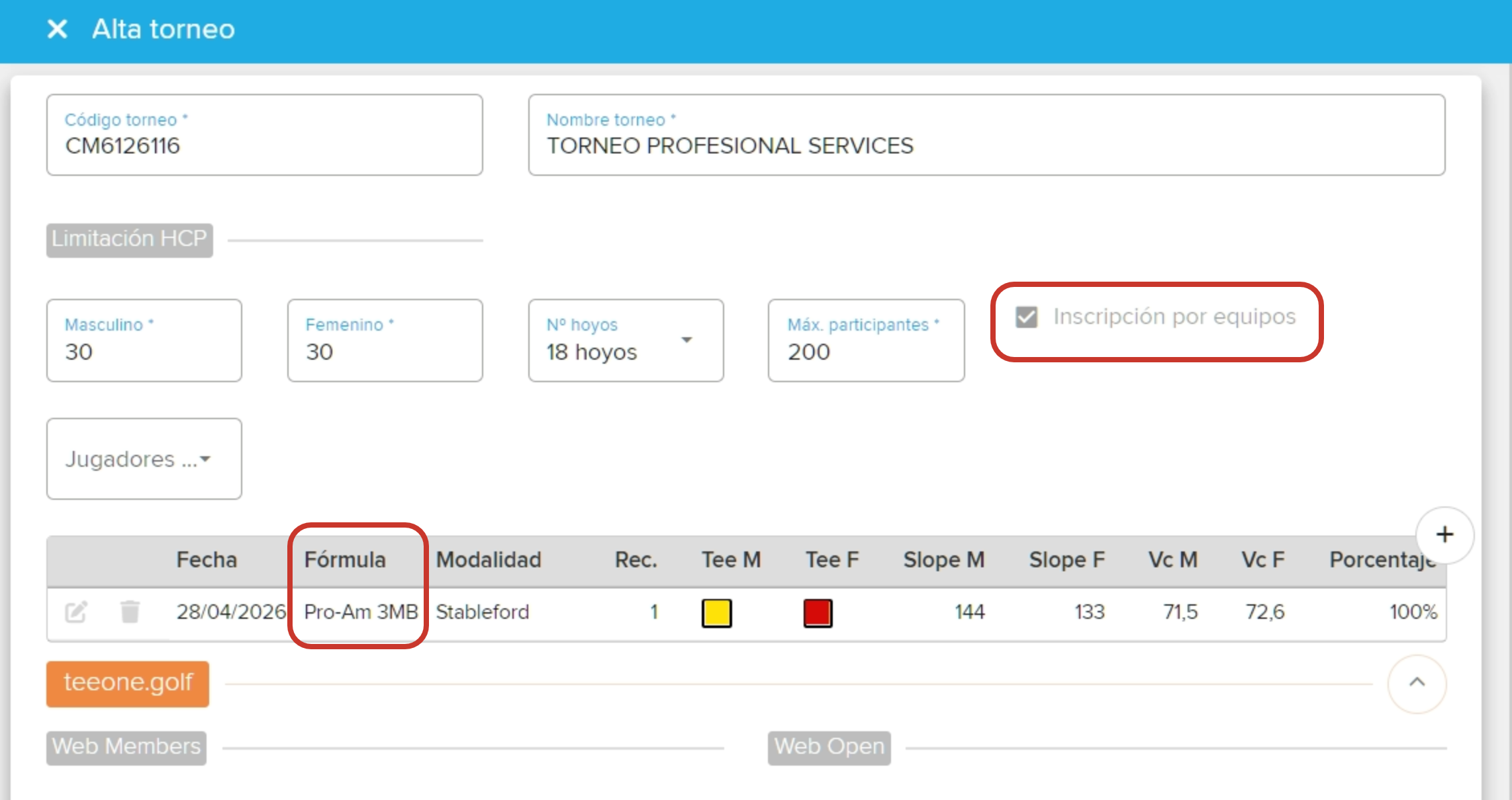 Golf Tournament Registration Management Interface.png