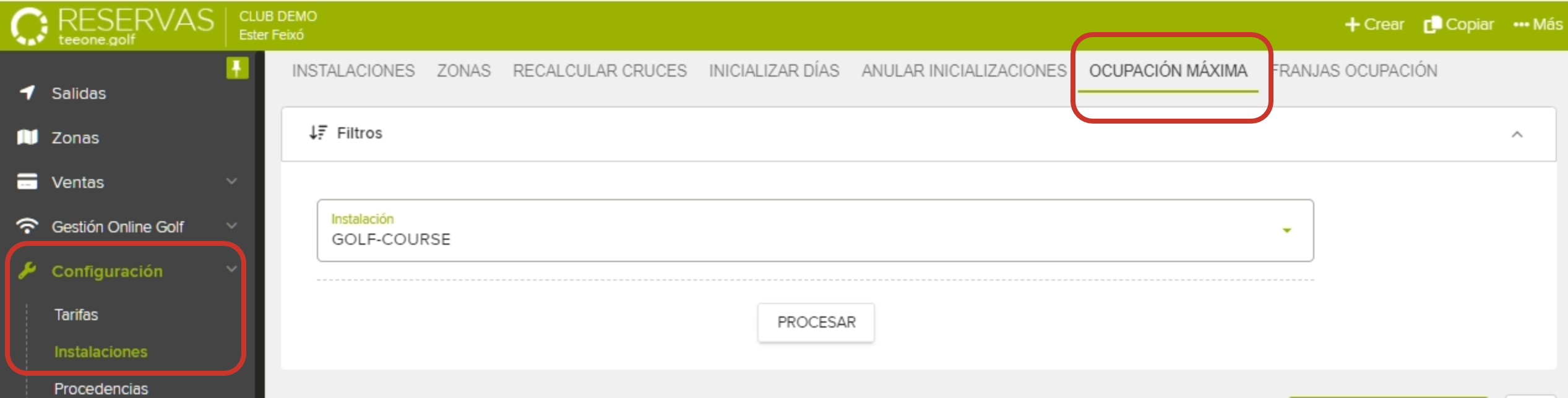 Golf Course Reservation Management Dashboard.png