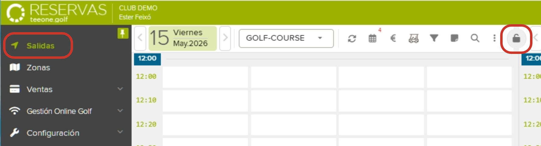 Golf Course Reservation Management System Interface.png