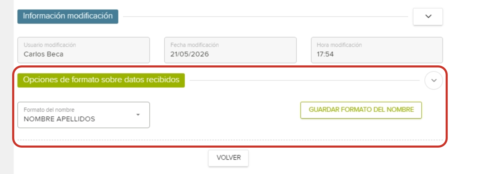 User Interface for Data Modification and Name Formatting Settings.png
