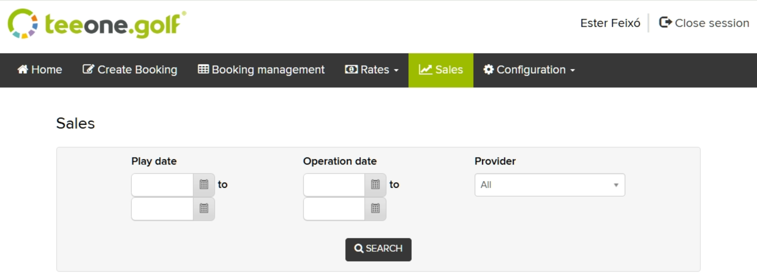 teeone golf sales search interface.png
