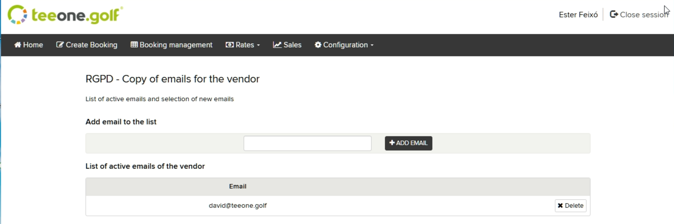 Teeone Golf Vendor Email Management Interface.png