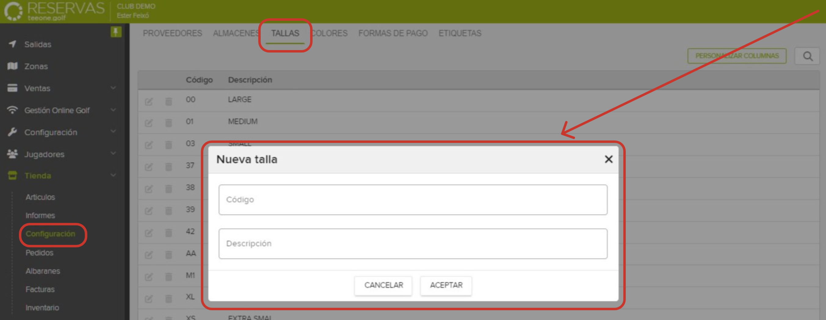New Size Dialog Box in Retail Management Interface.png