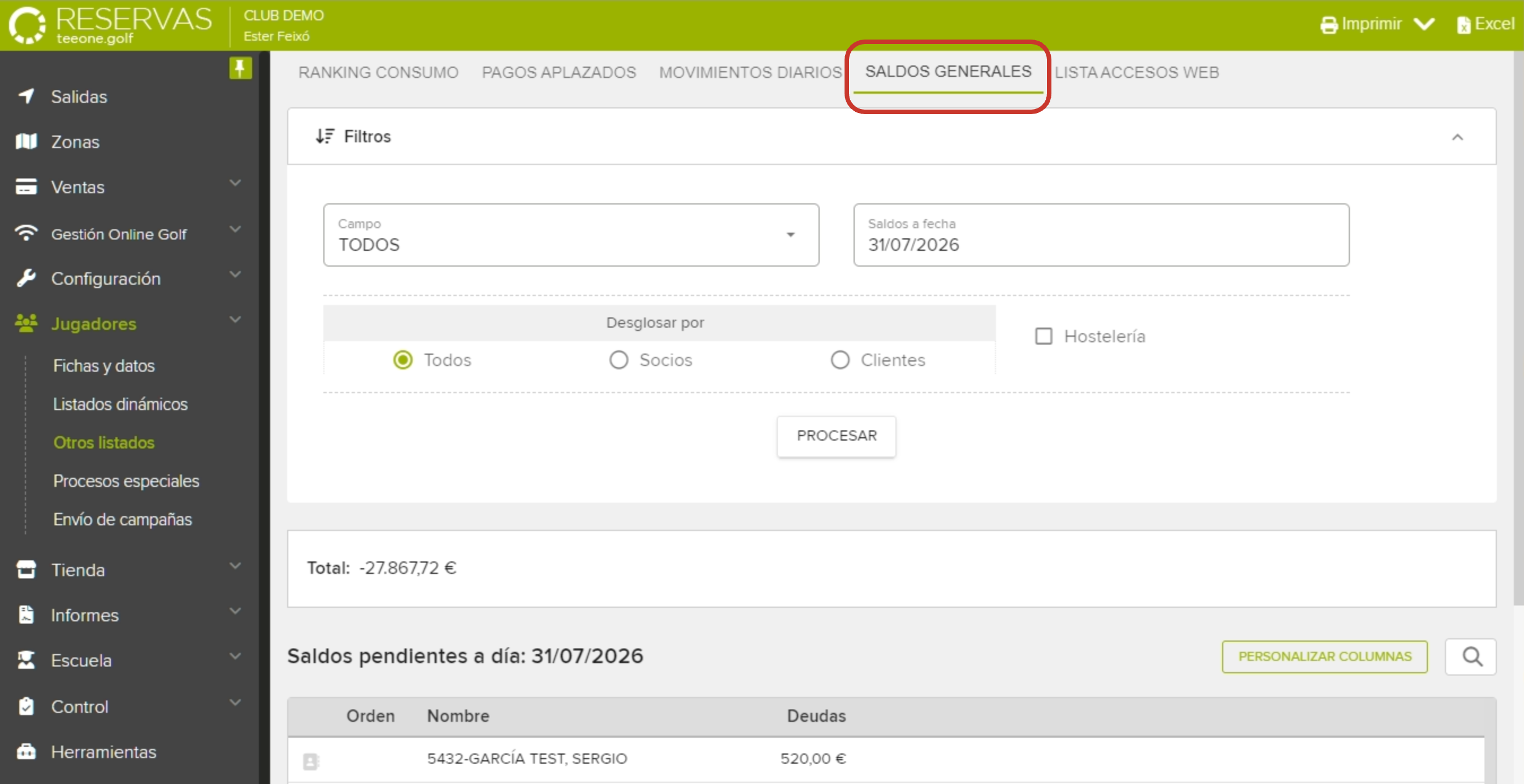 Golf Club Management Software Pending Balances Report Screen.png